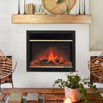 Электрический очаг Real Flame Moonblaze Deluxe Brass