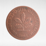 Germany, 1 Pfennig, 1984, (Hamburg Mint - "J"), VF
