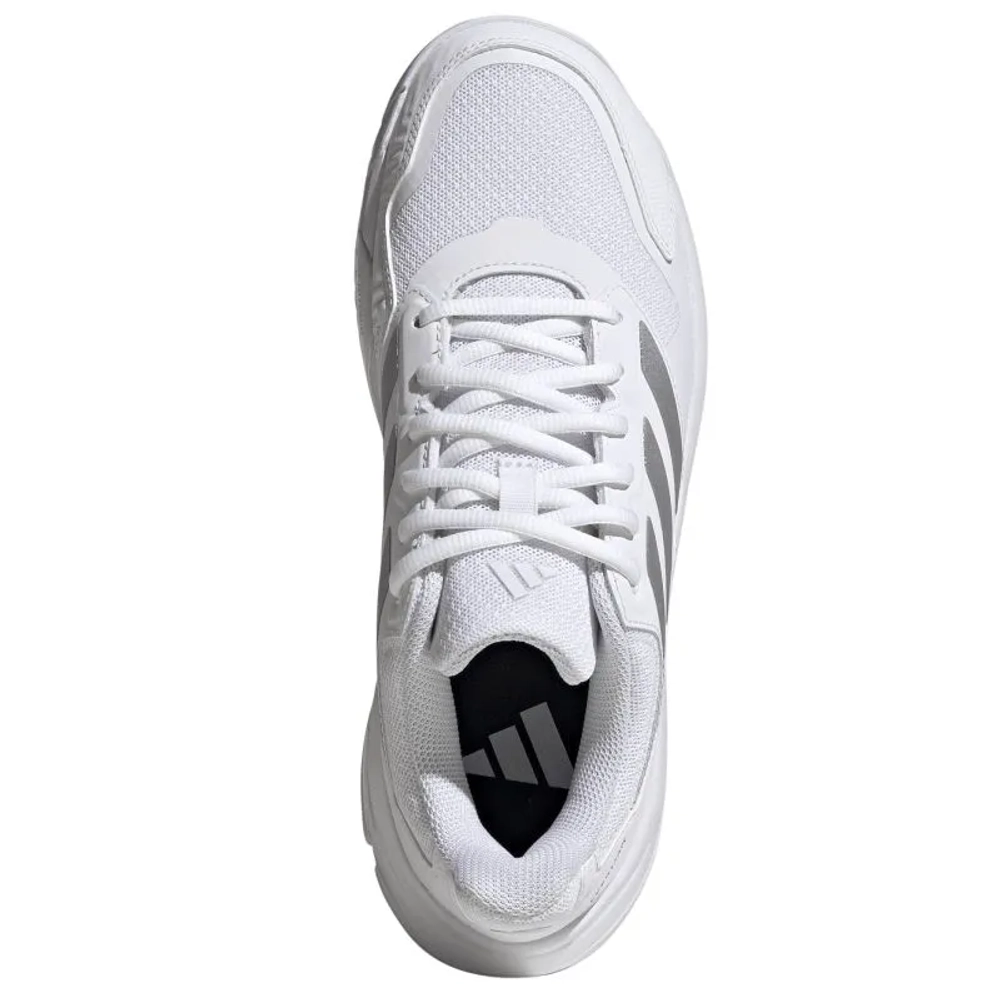 Женские теннисные кроссовки Adidas CourtJam Control 3 W - cloud white/silver metallic/frozen purple