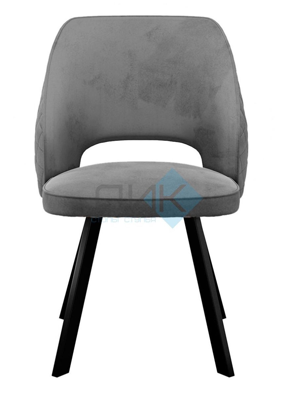 Стул DikLine 274 поворотный опоры чёрные