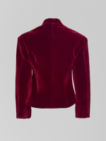 Жакет LIZA 4444 замшевый приталенный на пуговицах