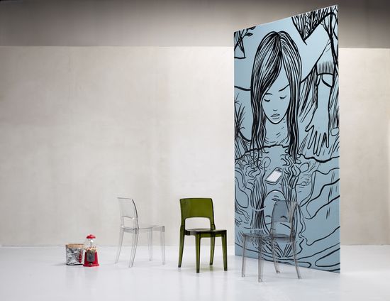 Cтул прозрачный Isy Antishock Италия Scab Design