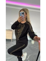 Костюм с принтом леопарда