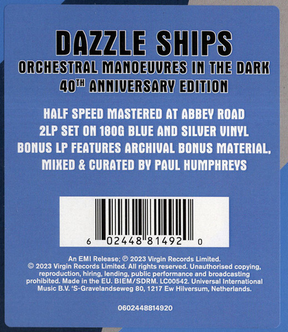Orchestral Manoeuvres In The Dark / Dazzle Ships (Coloured Vinyl)(2LP)