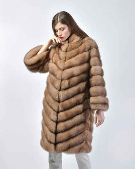 Шуба из меха соболя