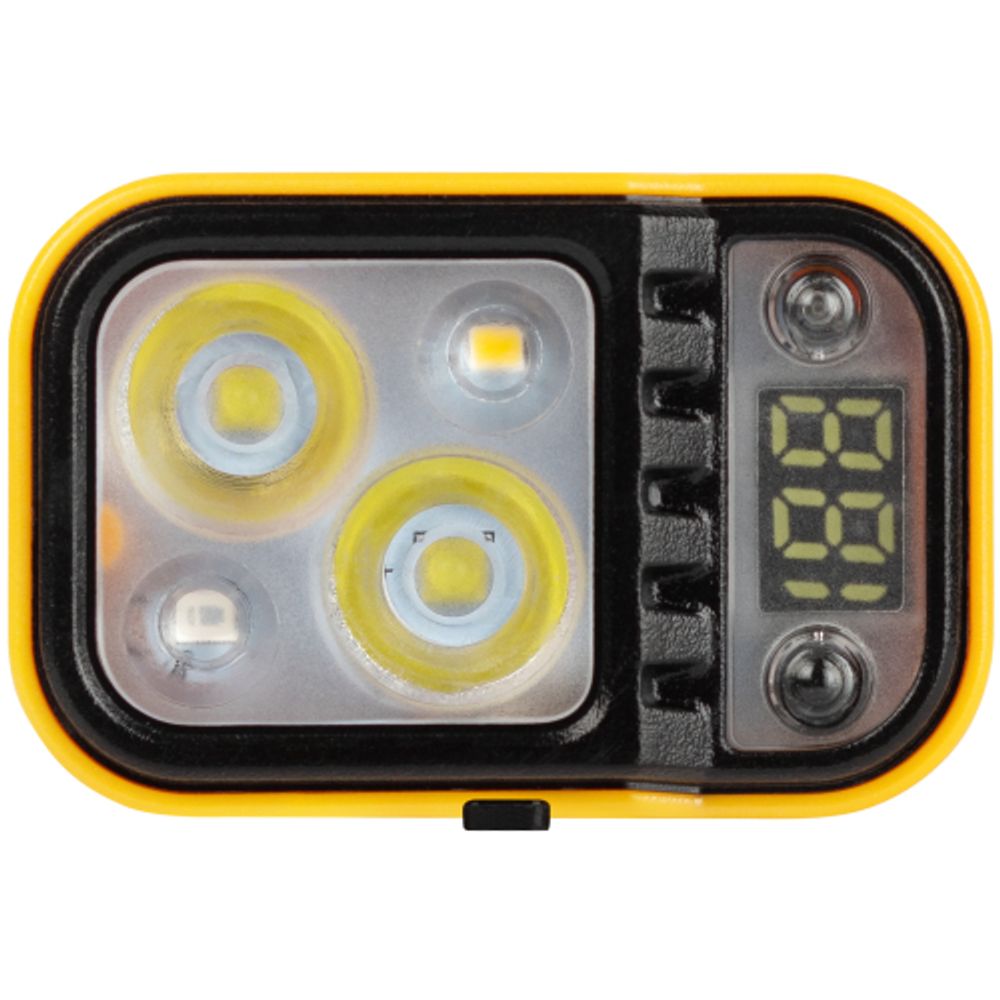 Фонарь налобный светодиодный ЭРА Рабочие Практик GA-813 аккумуляторный 3+3 Bт сенсорное управление дисплей 4 режима | Налобные фонари