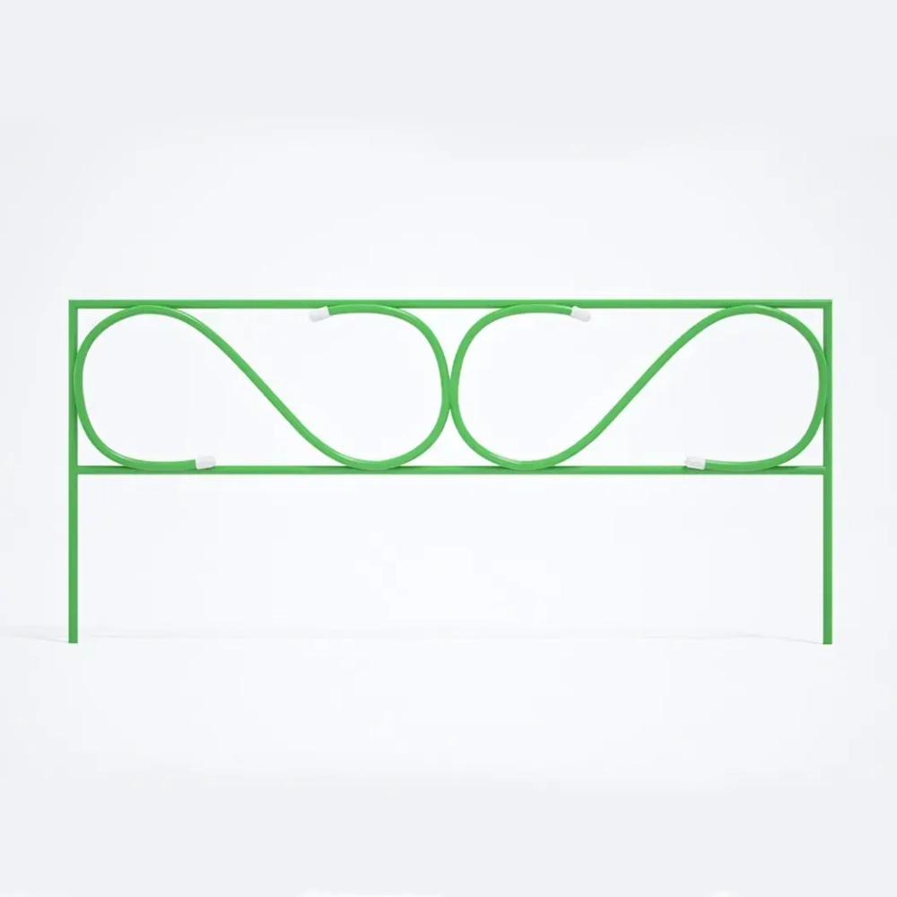 Заборчик садовый «Узкий» 37*82*410см (5 деталей)