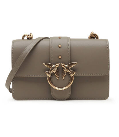 Skórzana наплечная сумка LOVE ONE MINI CL PLTT Pinko - серый(100059 A0F1)