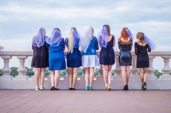 Мини фата коралловая SvetikFantasy "Для девичника" №5613.135