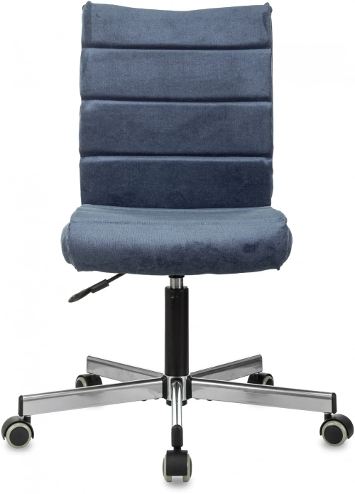 Кресло Бюрократ CH-320M синий Light-27 крестов. металл пластик черный