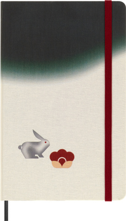 Блокнот Moleskine LE YEAR of the RABBIT (LECNYRABBITQP060C) 13х21 см, 176 стр. в линейку