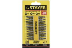 Набор двухсторонних бит MASTER 10 предметов STAYER 2605-H10_z01