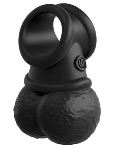 Кольцо-утяжелитель Swinging Silicone Balls (Цвет: черный)