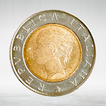 Italy 500 Lire 1993 R "Bank of Italy Centennial", AU