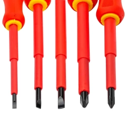 Отвертки диэлектрические, набор 5пр. FORCEKRAFT FK-2125