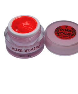 Гель-краска Неон красная №07 Pink House, 5гр