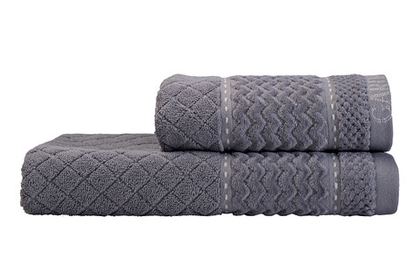 Полотенце 50x90 Garda Decor Наполи серое