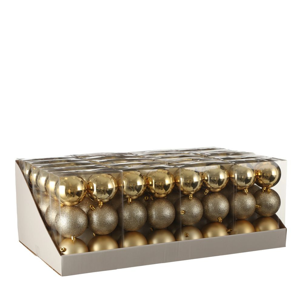 Набор шаров 6шт 8см House of Seasons золотой