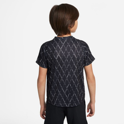 Футболка для мальчика теннисная Nike Court Dri-Fit Victory SS Top Printed - черный