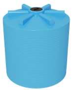 Емкость ЭВЛ 6000 Ирпласт цилиндрическая 6000 л. вертикальный (2030x2030x2150см;голубой) - арт.560316