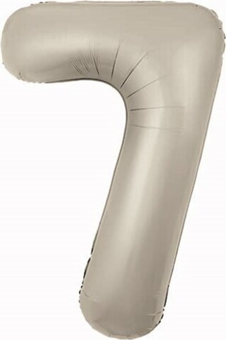 Р Цифра 7 Slim Кремовый (40''/102 см)