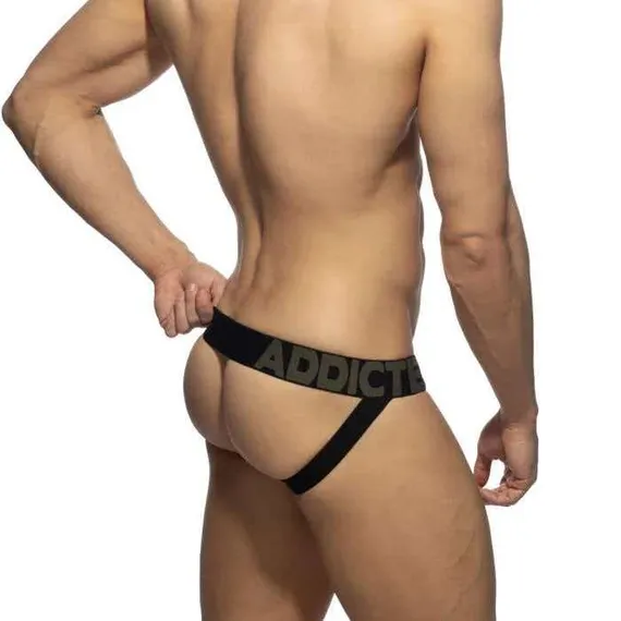 Мужские трусы джоки бежевые с пуш-ап Addicted AD1082-20