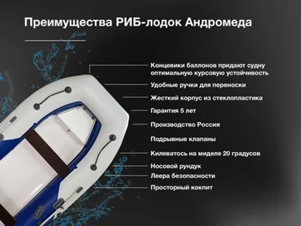 Лодка РИБ АНДРОМЕДА RS-305
