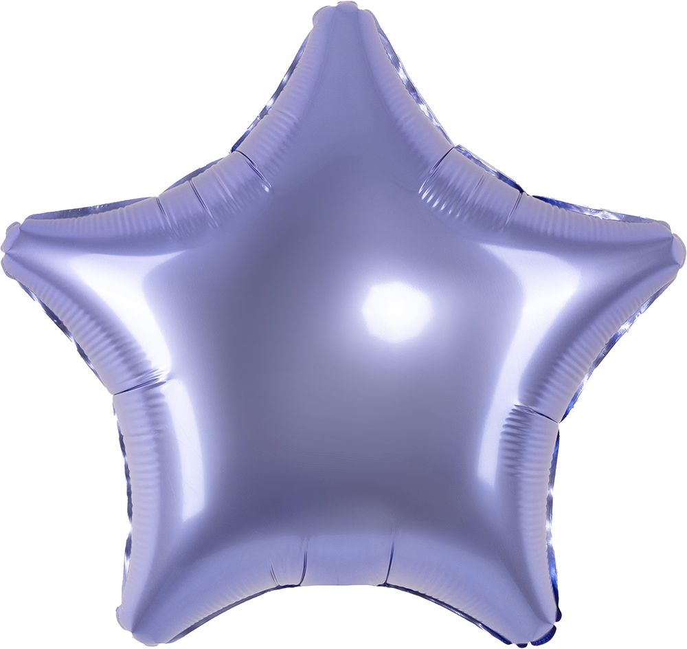 Шар (19''/48 см) Звезда, Деним, Бохо, 1 шт.,