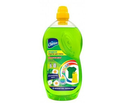 Жидкое средство для стирки Чиртон Для цветных тканей Альпийские луга 1810мл * 2 штуки