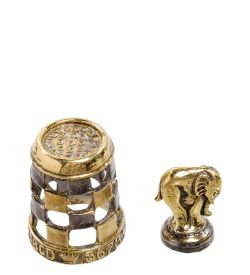 AM-2167 Наперсток «Шахматы Слон» (латунь)
