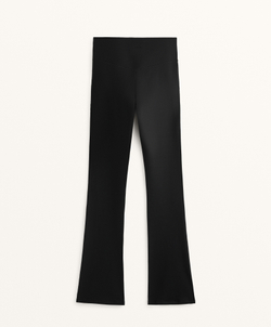 OYSHO Брюки-клеш с высокой посадкой Evermove, черный