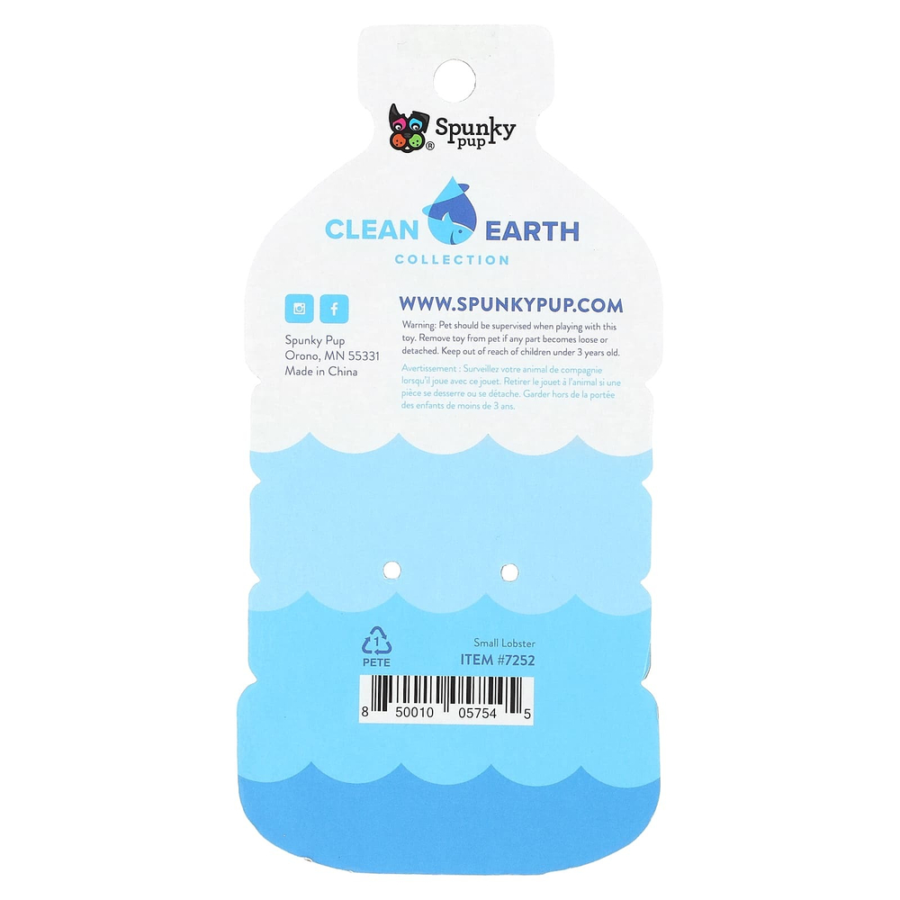 Spunky Pup, Clean Earth Collection, маленькие омары, 1 игрушка