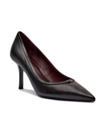 Кожаные туфли на шпильках double t buckle TORY BURCH - черный(160134)