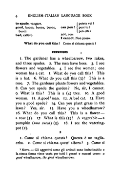 An Illustrated English-Italian Language Book and Reader | Sarah Wool Moore