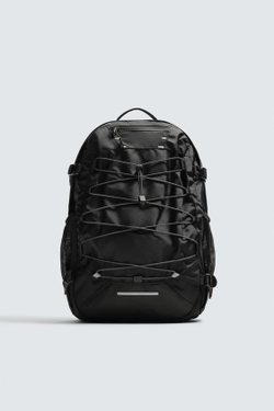 ZARA СПОРТИВНЫЙ РЮКЗАК, ЧЕРНЫЙ