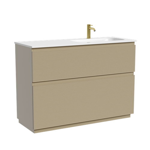 Тумба напольная Sancos Folk Floor правая 995х445х850, c двумя ящиками оснащенными доводчиками, Капучино, арт.FL100FRCP