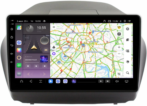 Магнитола для Hyundai iX35 2009-2015 - Kuberg QLed, Android 13, Быстрейшая, CarPlay, SIM-слот