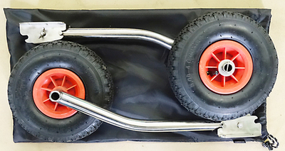 Поворотные колеса для лодок с надувным днищем