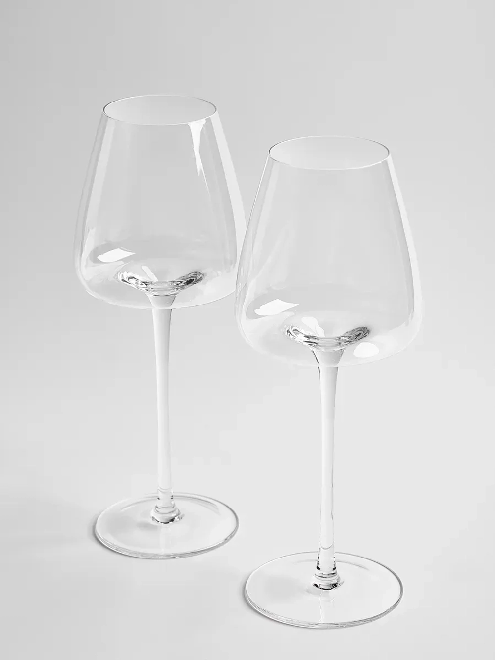 Набор бокалов для вина на длинной ножке 2 шт 430 мл