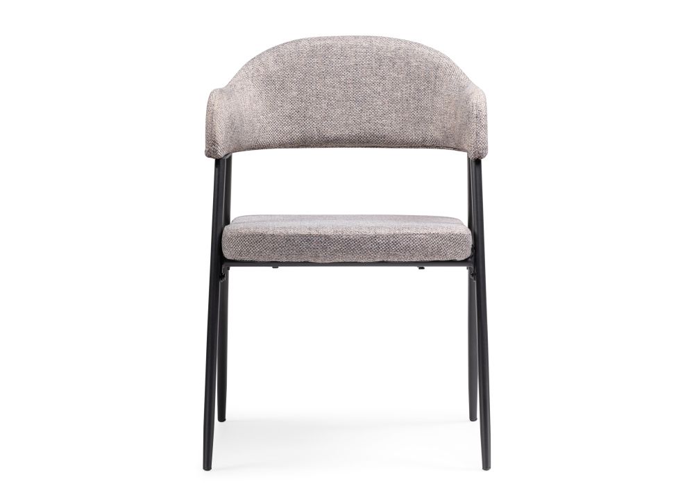 Стул на металлокаркасе Twin gray / black