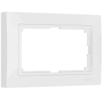 Рамка для двойной розетки Snabb Basic (белый) W0082001