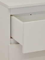 Комод, 70х35х67, Марм, с ящиками, для одежды, белый, Dipriz