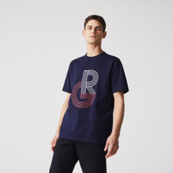 Мужская теннисная футболка Lacoste SPORT Short Sleeve T-Shirt RG - navy blue