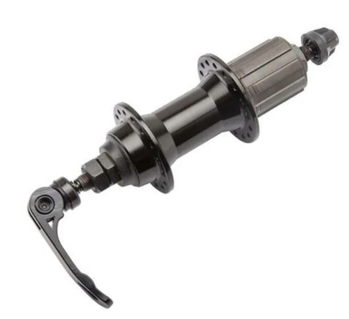 Втулка задняя WZ-A281RQ 32Н  эксц. под кассету 8-10скор. пром. подшипн. алюм. чёрн. (10216170/310122/3028483, Китай)