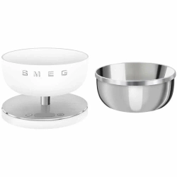 Кухонные весы SMEG, цифровые, максимальный вес 5 кг, шаг 1 г, цвет белый (KSC01WHMWW)