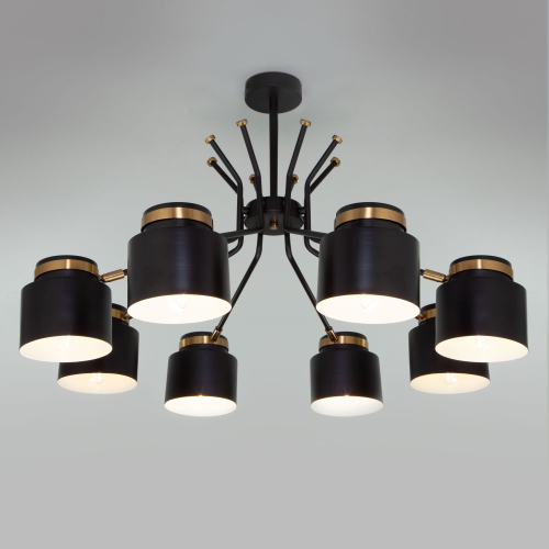 Потолочная люстра в стиле лофт 70133/8 черный