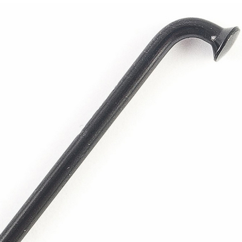 Спица 258 мм x 13G SAPIM Strong, баттированная 13G 2,3–2,0–2,0 мм, без ниппеля, нержавеющая сталь, черная 1 шт.