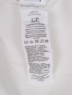 Футболка C.P. Company 30/1 Jersey Vertical Logo White