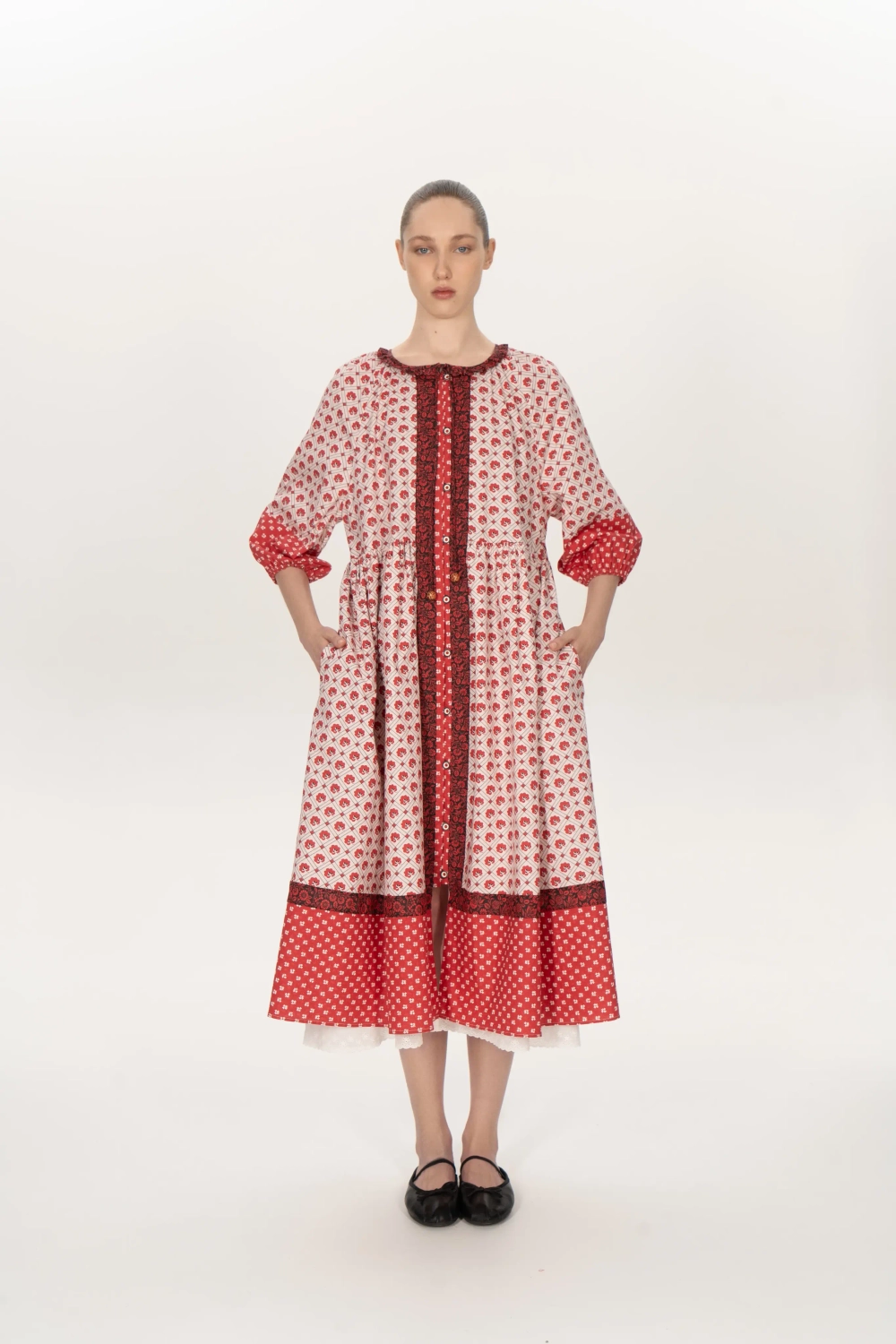 Платье «Аксиния», разноцветный