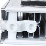 Радиатор панельный профильный ROMMER Compact тип 22 - 500x3000 мм (подкл.боковое, белый)